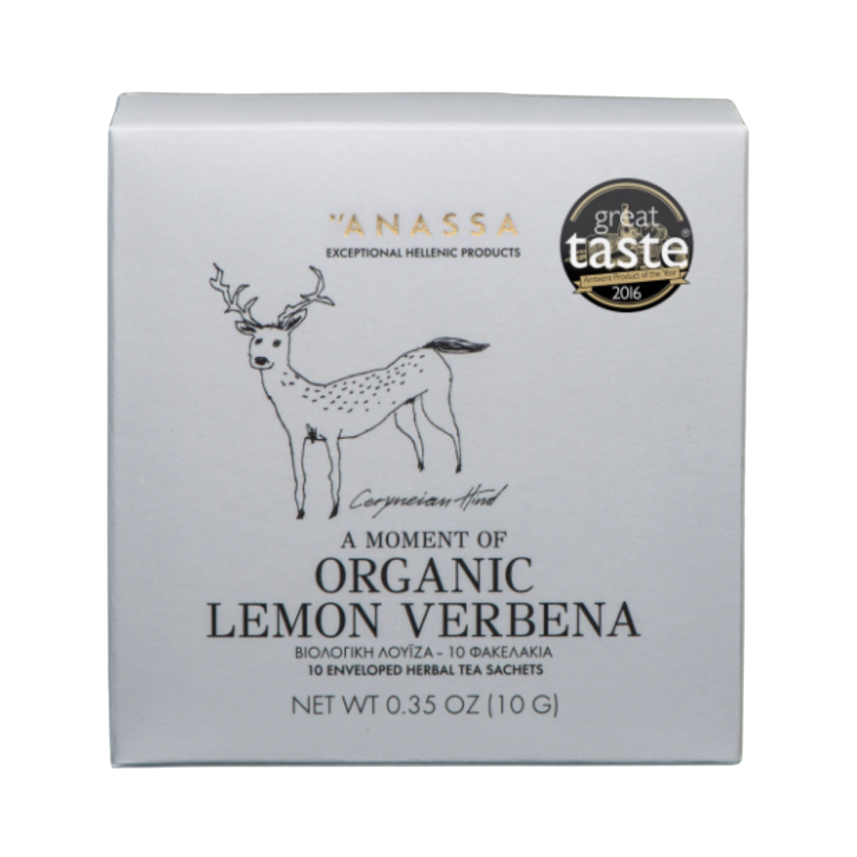 Anassa Organic Lemon Verbena Tea (10 Sachets)