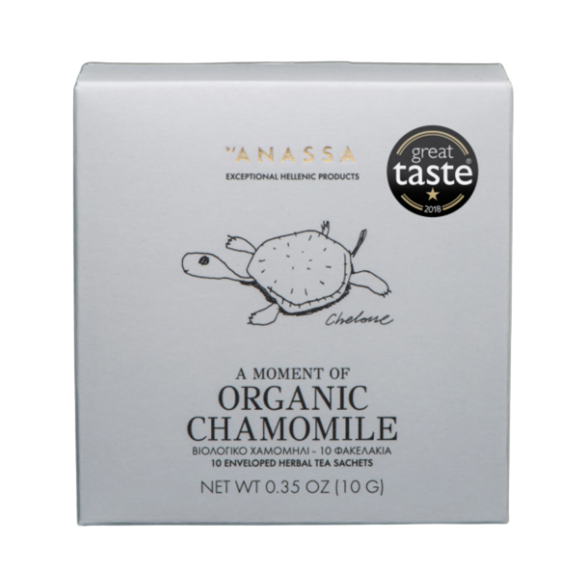 Anassa Organic Chamomile Tea (10 Sachets)