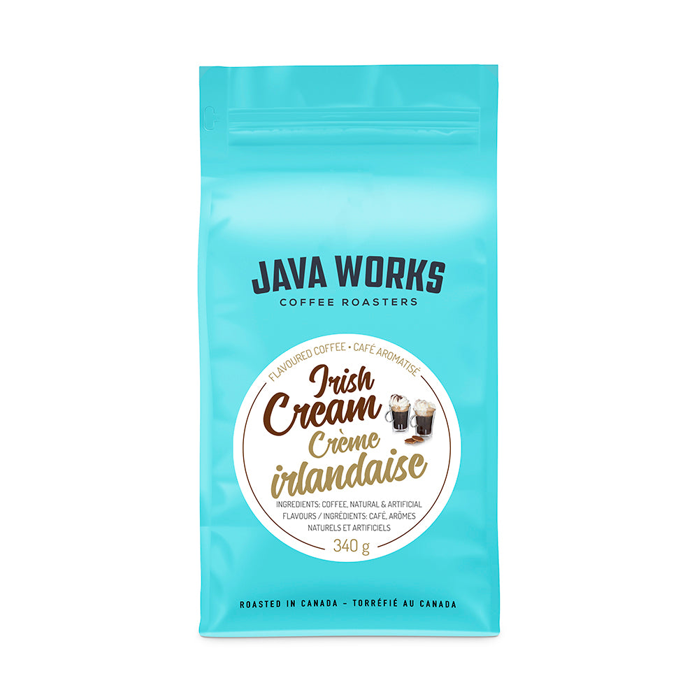 Aromatisé à la crème irlandaise – Javaworks.ca