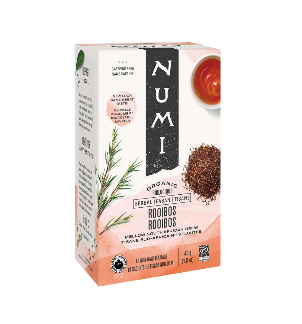 Numi Fairtrade Organic Rooibos Herbal Tea