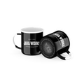 Tasse de camp en émail Java Works (noir)