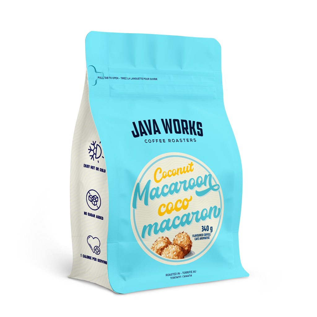 Coconut Macaroon Flavoured Coffee │ Java Works Coffee Roasters