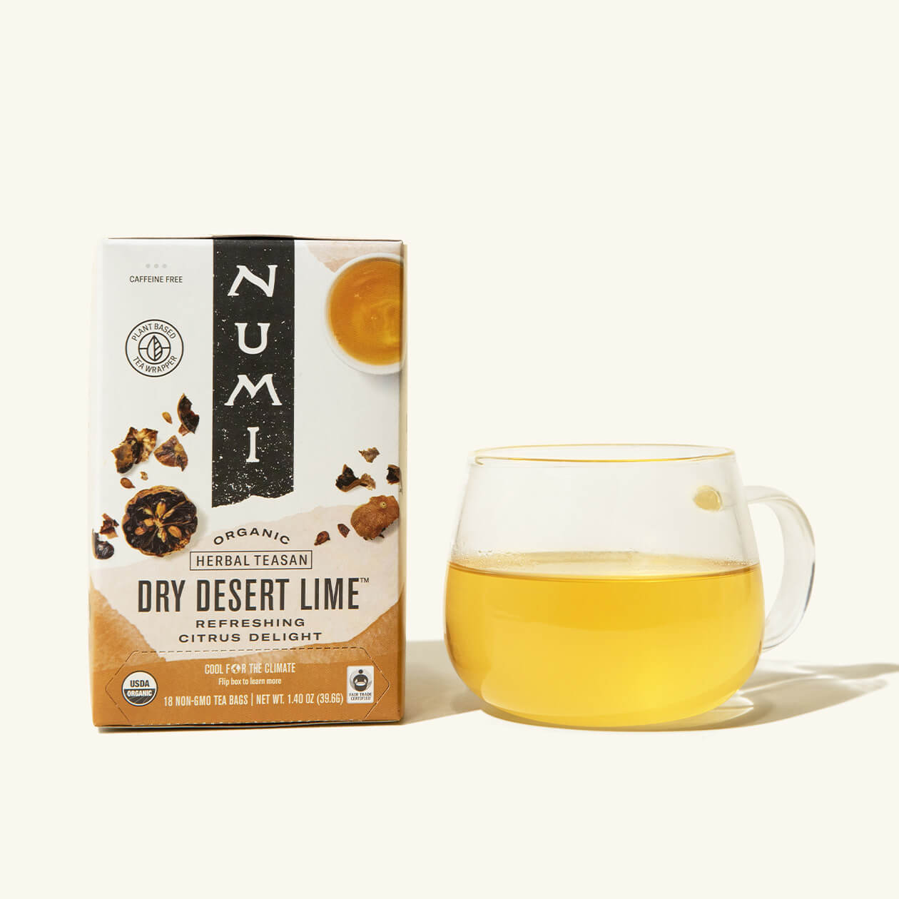 Numi Fairtrade Organic Dry Desert Lime Herbal Tea