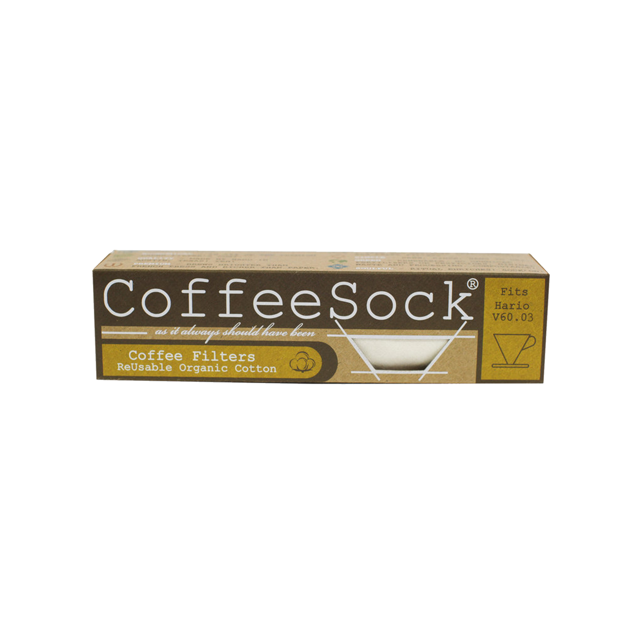 Coffee Sock - Reusable Coffee Filter for Hario V60's