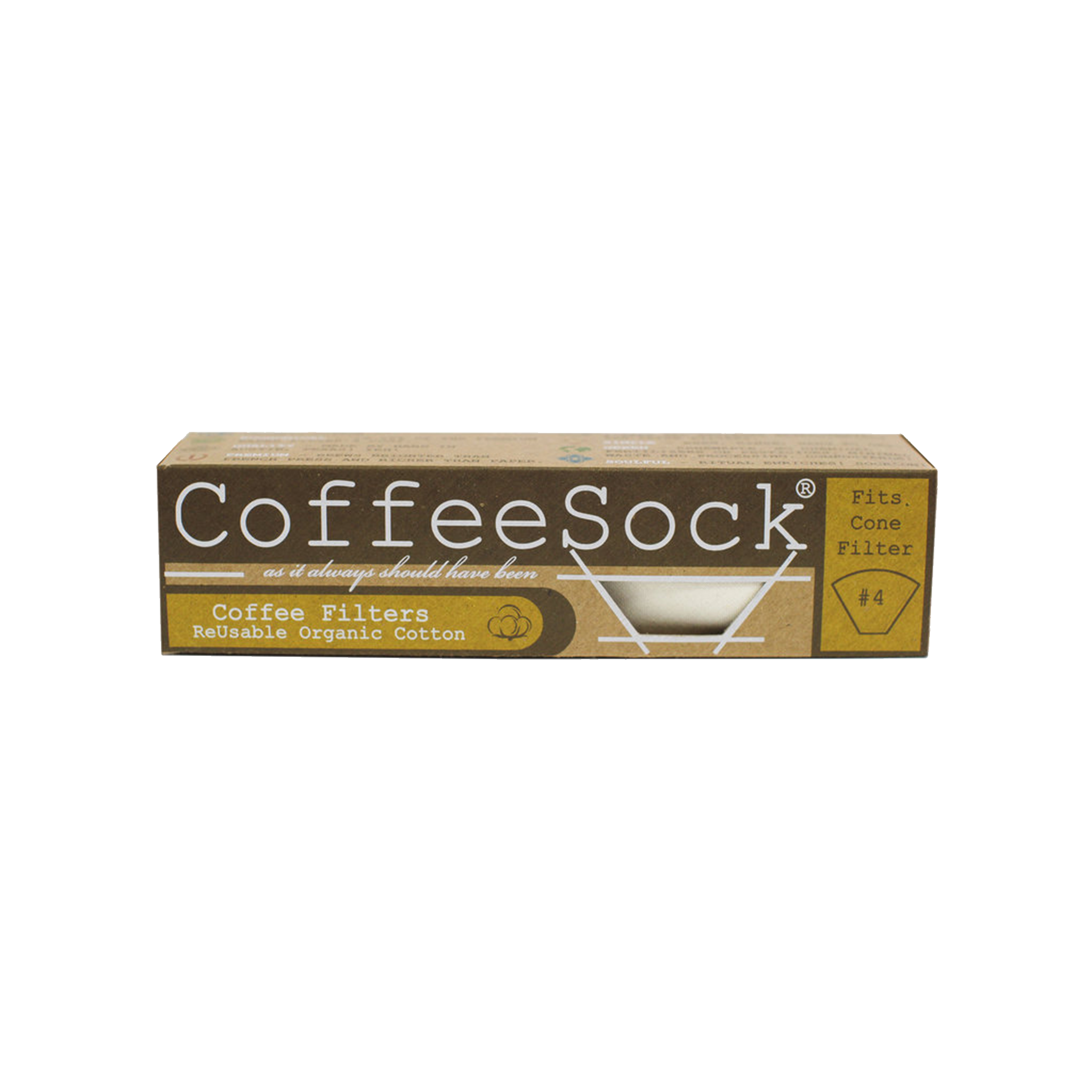 Coffee Sock - Reusable #4 Coffee Filters
