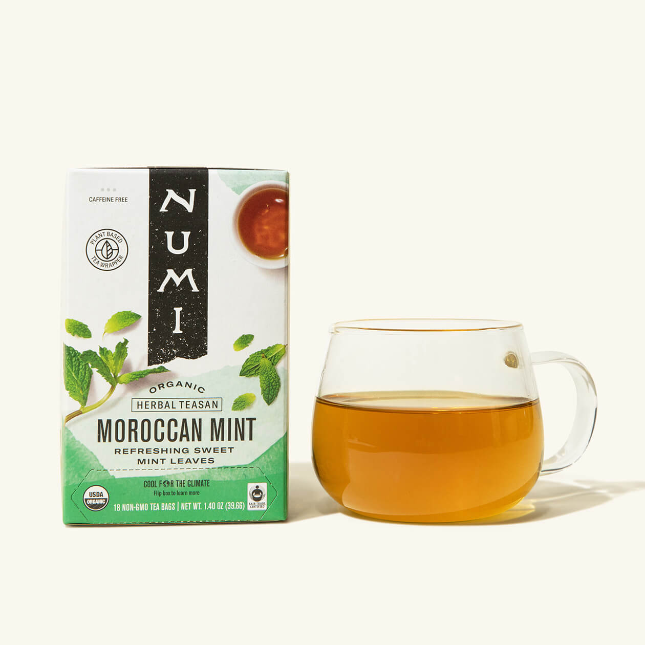 Numi Fairtrade Organic Moroccan Mint Herbal Tea
