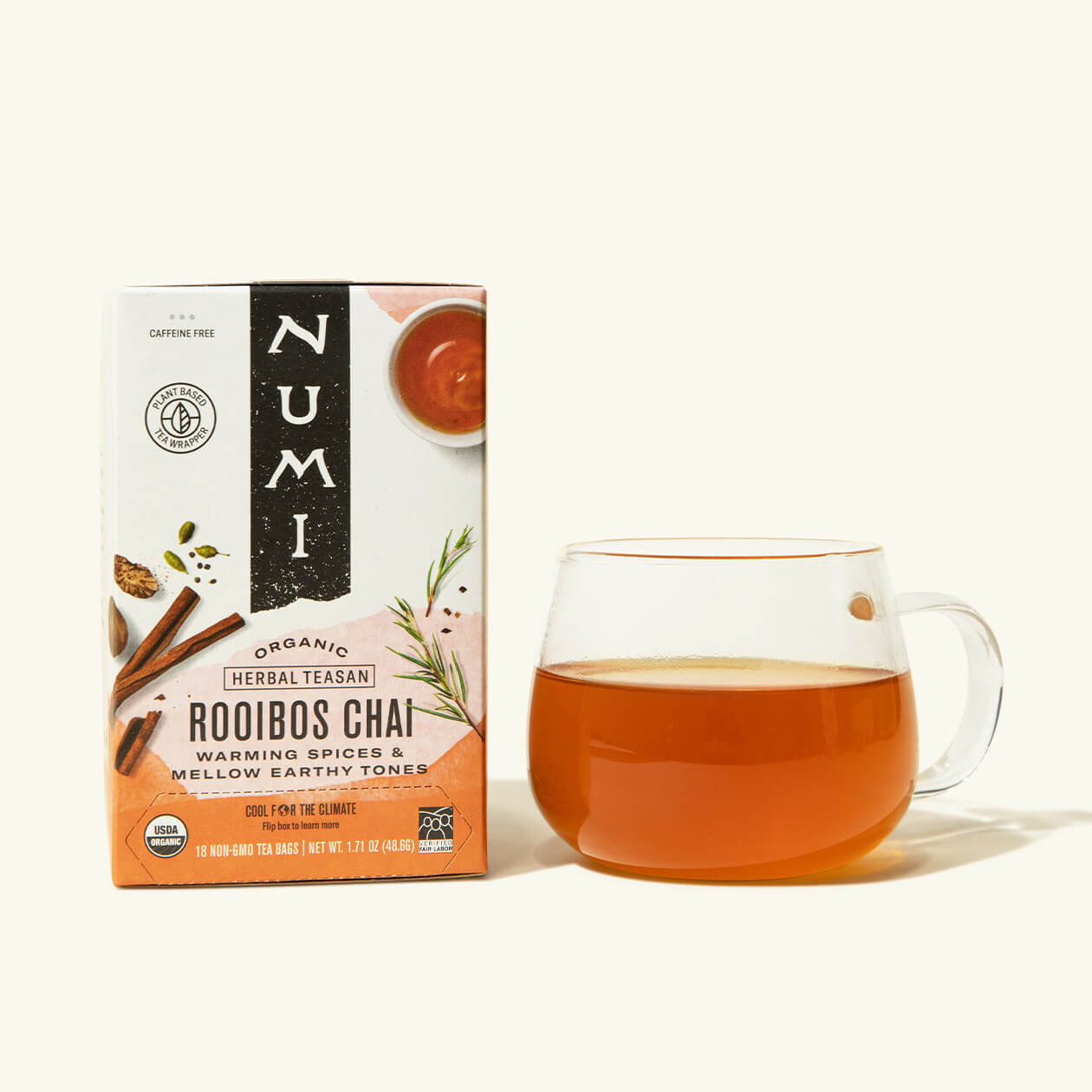 Numi Fairtrade Organic Rooibos Chai Herbal Tea