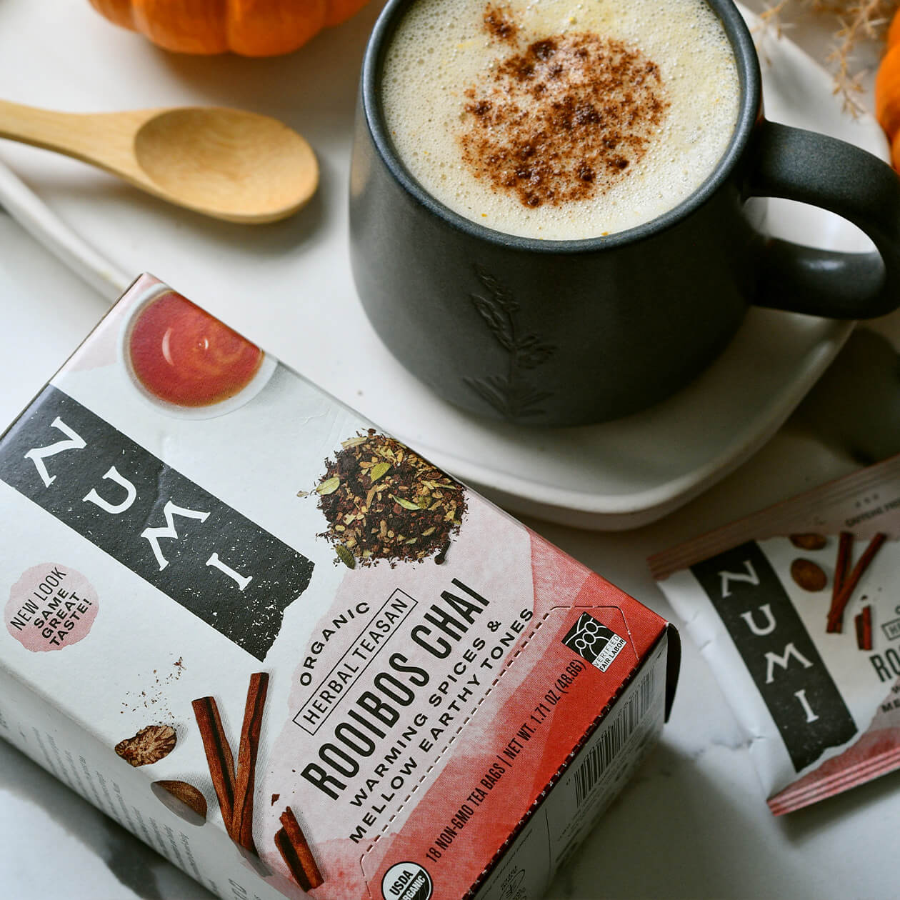 Numi Fairtrade Organic Rooibos Chai Herbal Tea